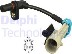 Delphi SS20317 - Sensor, wheel speed onlydrive.pro