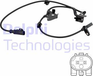 Delphi SS20752 - Sensor, wheel speed onlydrive.pro