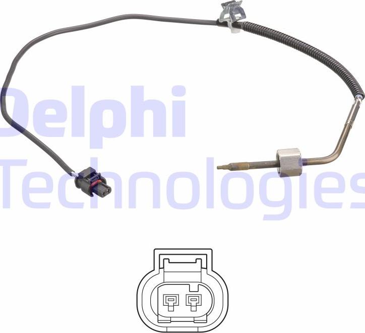 Delphi TS30101 - Devējs, Izplūdes gāzu temperatūra onlydrive.pro