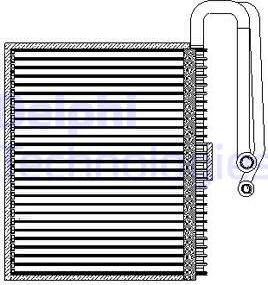 Delphi TSP0525207 - Evaporator, air conditioning onlydrive.pro