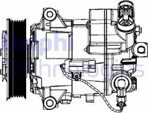 Delphi TSP0155948 - Компрессор кондиционера onlydrive.pro