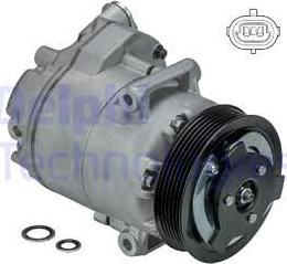 Delphi TSP0155967 - Compressor, air conditioning onlydrive.pro