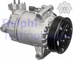 Delphi TSP0155927 - Compressor, air conditioning onlydrive.pro