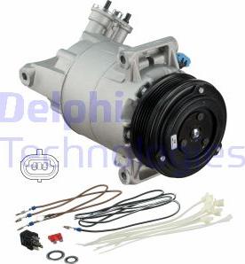 Delphi TSP0155449 - Compressor, air conditioning onlydrive.pro