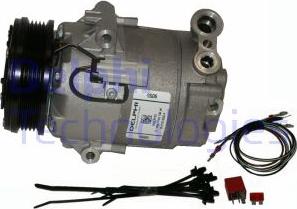 Delphi TSP0155458 - Compressor, air conditioning onlydrive.pro