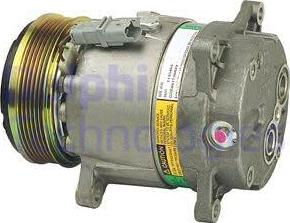 Delphi TSP0155307 - Compressor, air conditioning onlydrive.pro