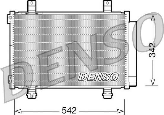 Denso DCN47005 - Condenser, air conditioning onlydrive.pro