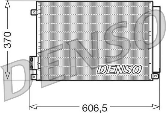 Denso DCN09045 - Condenser, air conditioning onlydrive.pro