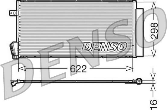 Denso DCN09018 - Конденсатор кондиционера onlydrive.pro