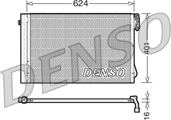 Denso DCN05011 - Kondensatorius, oro kondicionierius onlydrive.pro