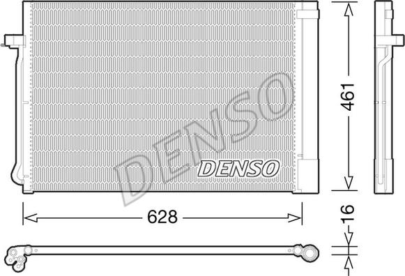 Denso DCN05013 - Kondensatorius, oro kondicionierius onlydrive.pro