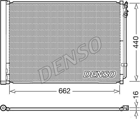 Denso DCN05032 - Kondensatorius, oro kondicionierius onlydrive.pro