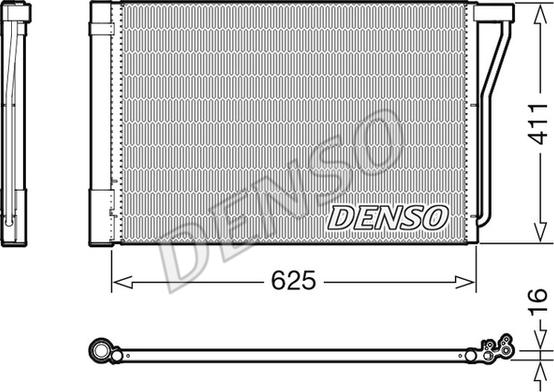 Denso DCN05022 - Lauhdutin, ilmastointilaite onlydrive.pro