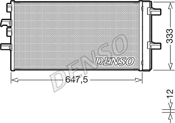 Denso DCN05108 - Kondensatorius, oro kondicionierius onlydrive.pro