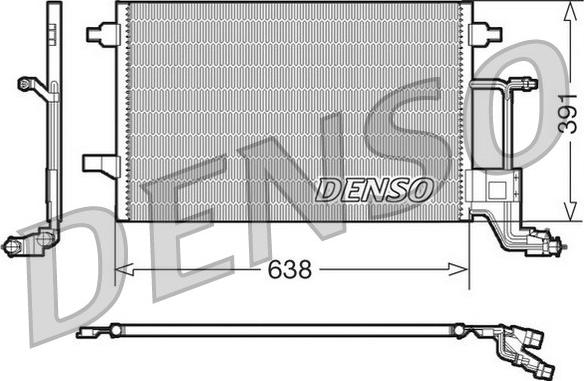 Denso DCN02014 - Kondensators, Gaisa kond. sistēma onlydrive.pro