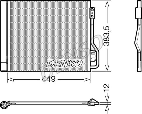 Denso DCN16002 - Kondensators, Gaisa kond. sistēma onlydrive.pro