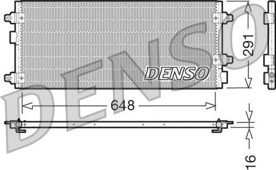 Denso DCN13003 - Конденсатор кондиционера onlydrive.pro