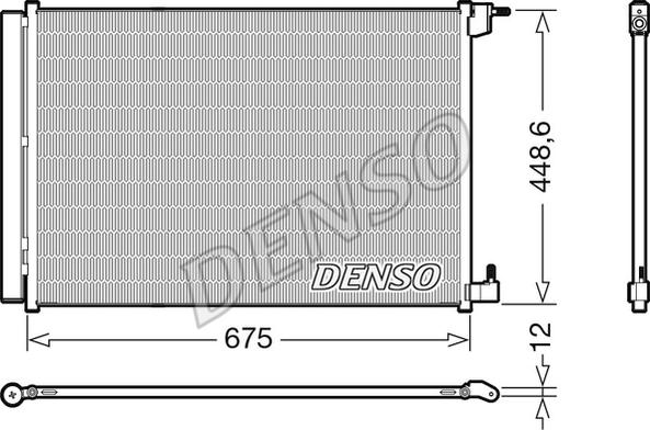 Denso DCN17060 - Kondensatorius, oro kondicionierius onlydrive.pro