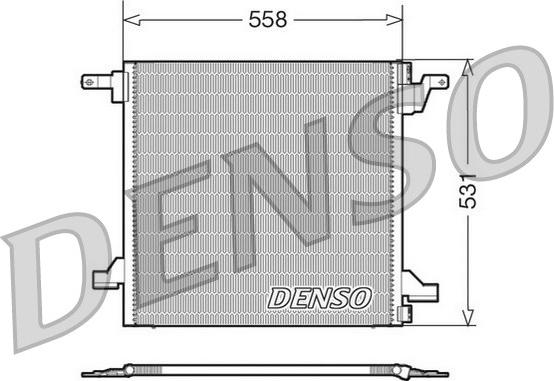 Denso DCN17022 - Kondensators, Gaisa kond. sistēma onlydrive.pro