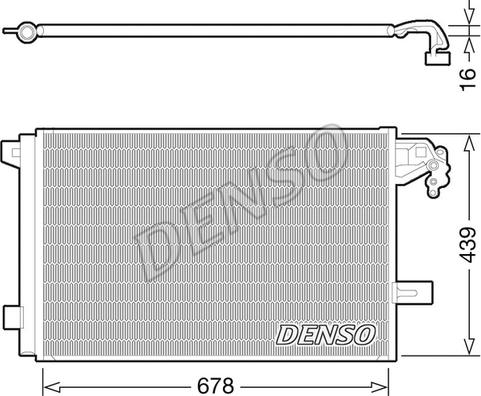 Denso DCN32063 - Lauhdutin, ilmastointilaite onlydrive.pro