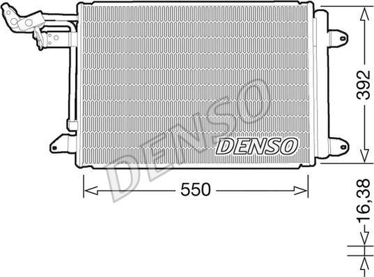 Denso DCN32032 - Lauhdutin, ilmastointilaite onlydrive.pro