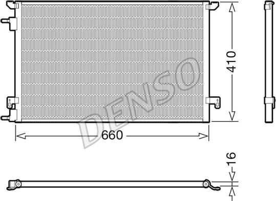 Denso DCN20045 - Конденсатор кондиционера onlydrive.pro