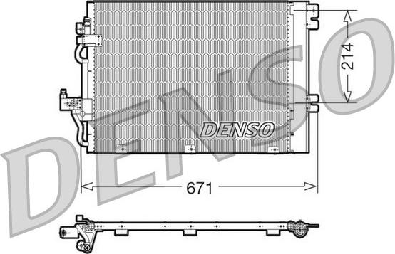 Denso DCN20009 - Condenser, air conditioning onlydrive.pro