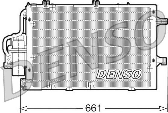 Denso DCN20015 - Condenser, air conditioning onlydrive.pro