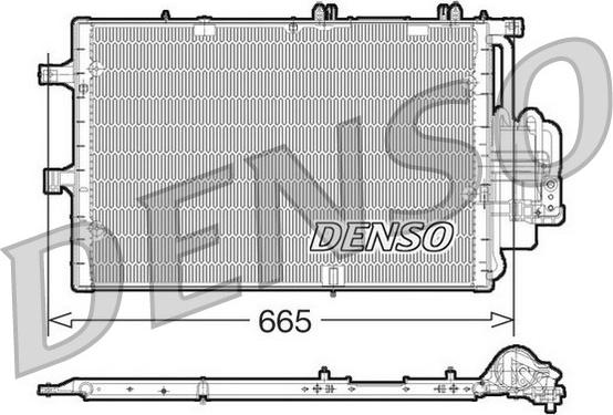 Denso DCN20017 - Condenser, air conditioning onlydrive.pro
