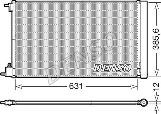 Denso DCN20039 - Lauhdutin, ilmastointilaite onlydrive.pro