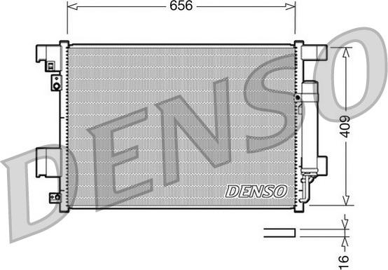 Denso DCN21001 - Kondensaator,kliimaseade onlydrive.pro