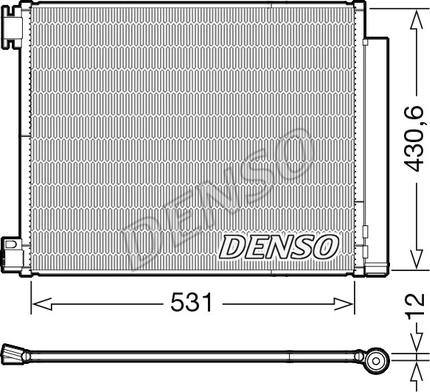 Denso DCN23039 - Kondensaator,kliimaseade onlydrive.pro