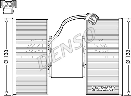 Denso DEA05006 - Vidaus pūtiklis onlydrive.pro