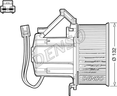 Denso DEA02008 - Vidaus pūtiklis onlydrive.pro