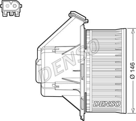 Denso DEA17032 - Sisätilapuhallin onlydrive.pro