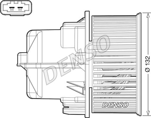 Denso DEA33002 - Sisätilapuhallin onlydrive.pro