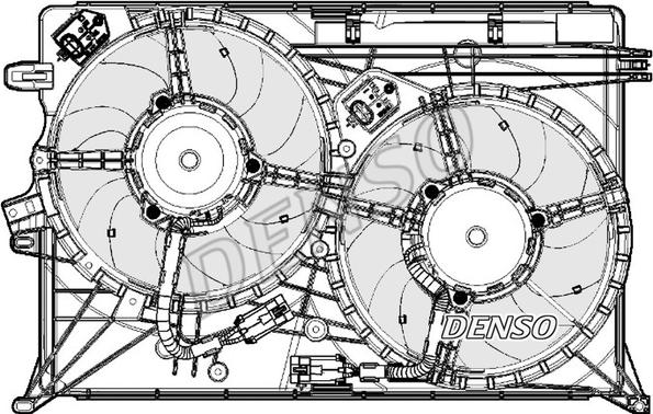 Denso DER09075 - Вентилятор, охлаждение двигателя onlydrive.pro