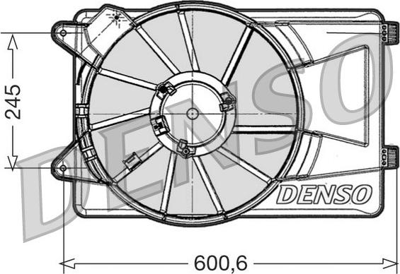 Denso DER09305 - Ventilaator,mootorijahutus onlydrive.pro