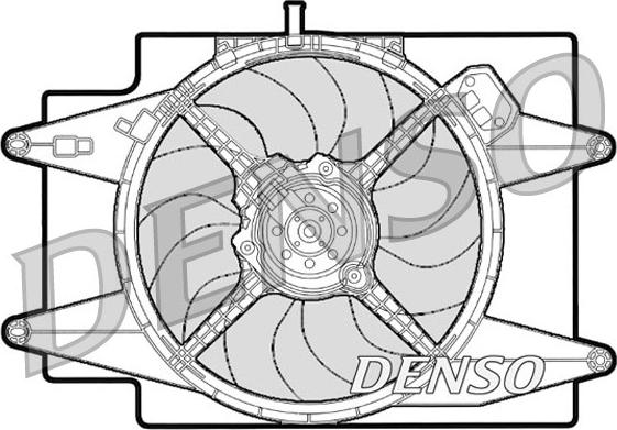 Denso DER01001 - Fan, radiator onlydrive.pro