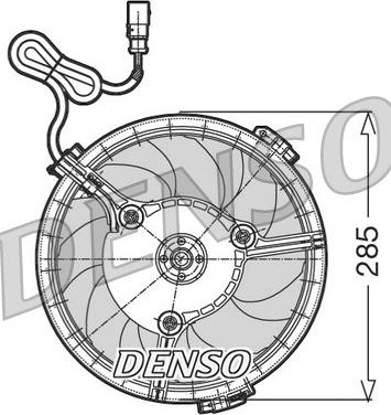 Denso DER02005 - Вентилятор, охлаждение двигателя onlydrive.pro