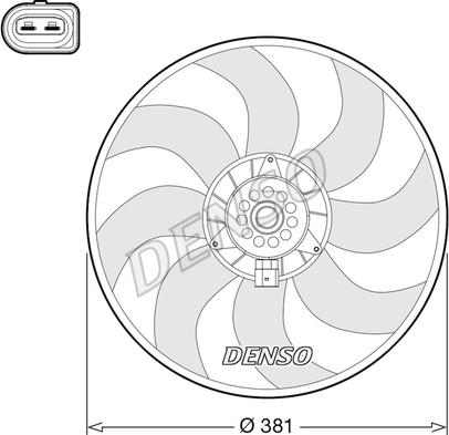 Denso DER02006 - Ventilators, Motora dzesēšanas sistēma onlydrive.pro