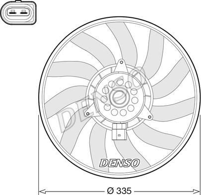 Denso DER02008 - Ventilaator,mootorijahutus onlydrive.pro