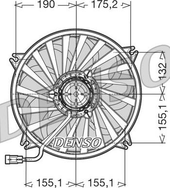 Denso DER07005 - Fan, radiator onlydrive.pro