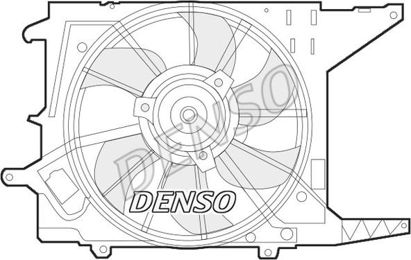 Denso DER37003 - Вентилятор, охлаждение двигателя onlydrive.pro