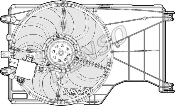 Denso DER20001 - Fan, radiator onlydrive.pro