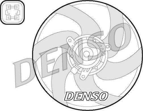 Denso DER21022 - Fan, radiator onlydrive.pro