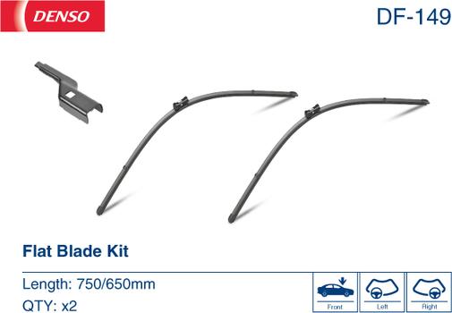 Denso DF-149 - Wiper Blade onlydrive.pro