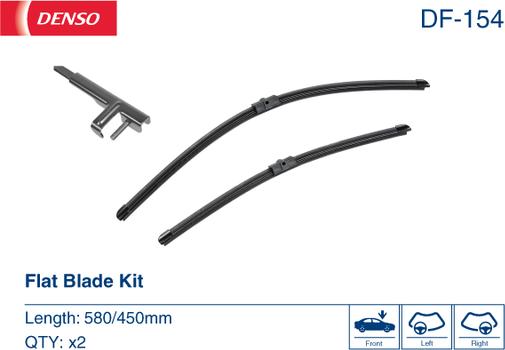 Denso DF-154 - Wiper Blade onlydrive.pro