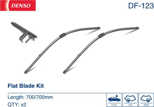 Denso DF-123 - Wiper Blade onlydrive.pro