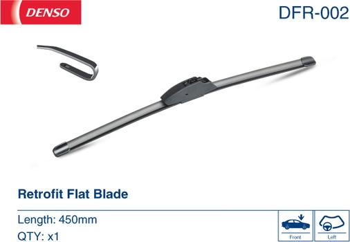 Denso DFR-002 - Stikla tīrītāja slotiņa onlydrive.pro